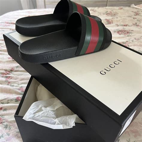 gucci slides size 5 ebay|offbrand Gucci slides.